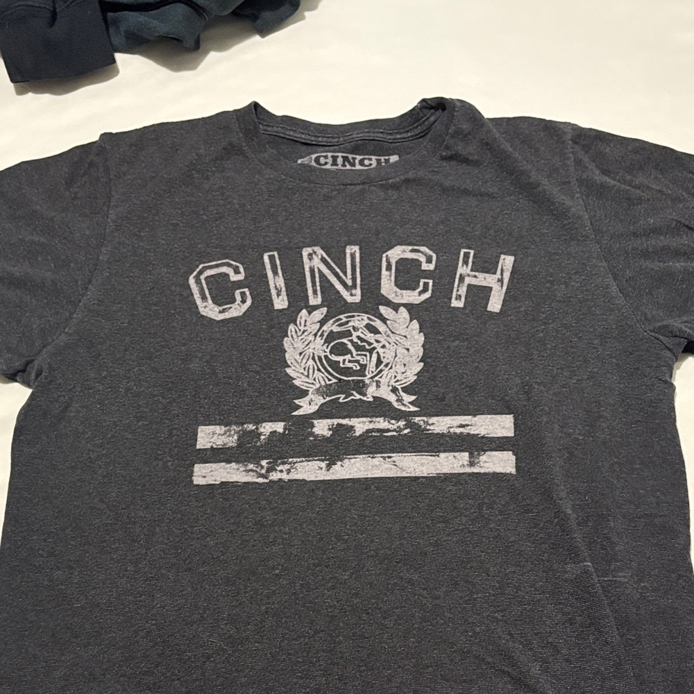 Cinch Men's Charcoal Graphic Tee